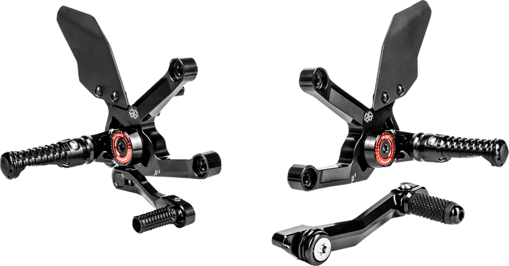 Gilles Tooling MUE2 Rearset - Black - Triumph - Main Product View