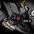 Load image into Gallery viewer, Gilles Tooling MUE2 Rearset - Black - Triumph - Side View
