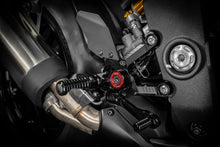 Load image into Gallery viewer, Gilles Tooling MUE2 Rearset - Black - Triumph - Side View