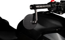 Load image into Gallery viewer, Gilles Tooling Mirror - MOON - Side View - Round - Black - Right/Left - Each - Back View
