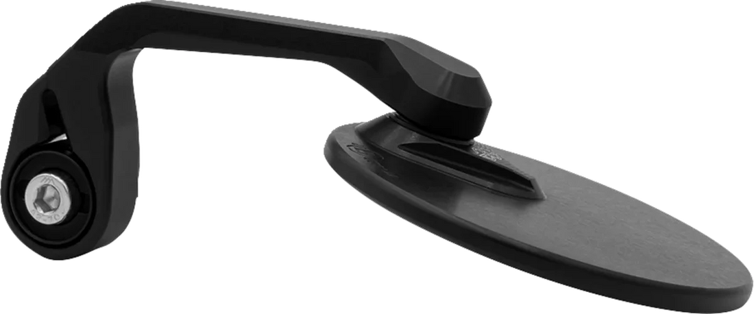 Gilles Tooling Mirror - MOON - Side View - Round - Black - Right/Left - Each - Side View