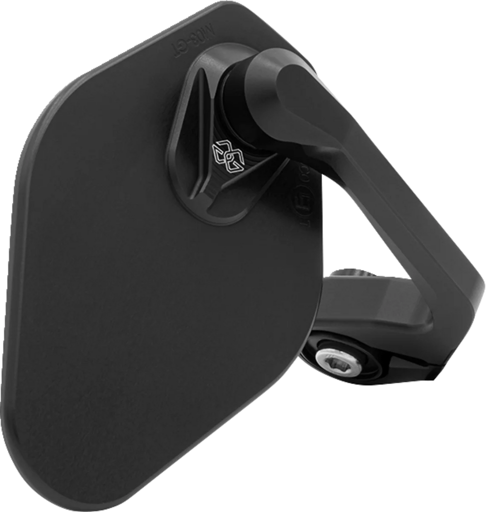 Gilles Tooling Mirror - STRATOS - Side View - Diamond - Black - Right/Left - Each - Back View