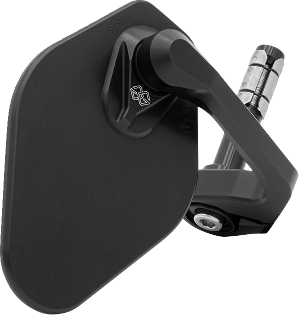 Gilles Tooling Mirror - STRATOS - Side View - Diamond - Black - Right/Left - Each - Back View