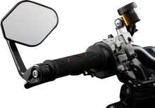 Load image into Gallery viewer, Gilles Tooling Mirror - STRATOS - Side View - Diamond - Black - Right/Left - Each - Installation View