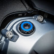 Load image into Gallery viewer, Gilles Tooling Oil Filler Cap - Black - M20 x 2.5 OFC-20-25-1 - Back View