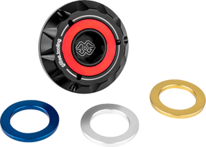 Gilles Tooling Oil Filler Cap - Black - M24 x 2.0 - OFC-24-20 fits BMW - Main Product View