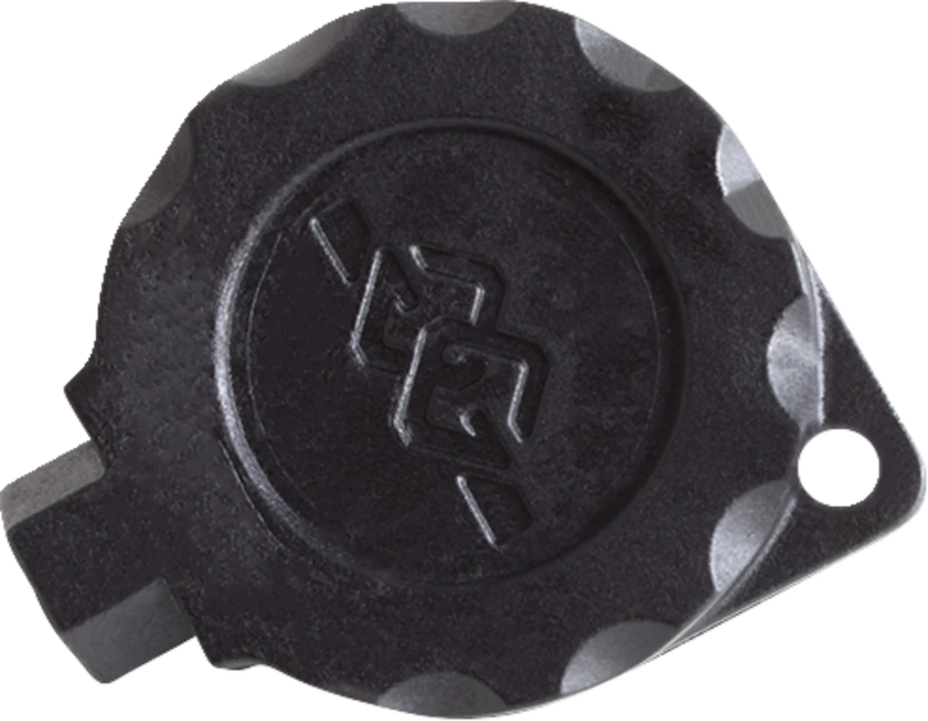 Gilles Tooling Oil Filler Cap - Black - M27 x 3.0 - Yamaha OFC-27-30 - Side View