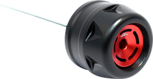 Load image into Gallery viewer, Gilles Tooling Rear Axle Protector - Black - Yamaha - Side View