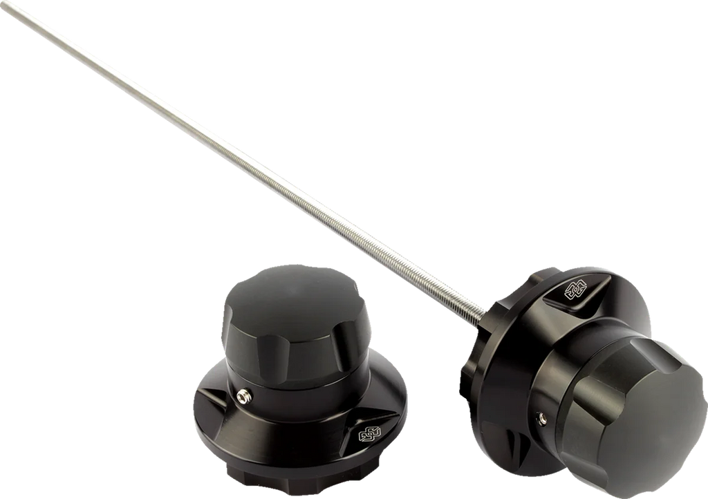 Gilles Tooling Rear Axle Protector - Black - Yamaha - Main Product View