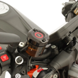 Load image into Gallery viewer, Gilles Tooling Reservoir Cover - Brake - Front - Black - Side View