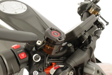 Load image into Gallery viewer, Gilles Tooling Reservoir Cover - Brake - Front - Black - Side View