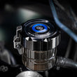 Load image into Gallery viewer, Gilles Tooling Reservoir Cover - Brake - Front - Black BRC-14-B - Side View
