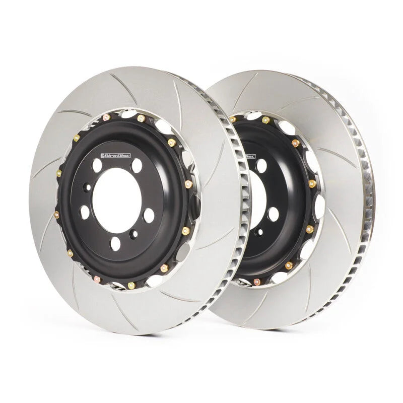 GiroDisc 2022+ Audi RS3 (8Y) (w/Carbon Ceramic Brakes) Front 2-Piece Iron Conversion Slotted Rotors