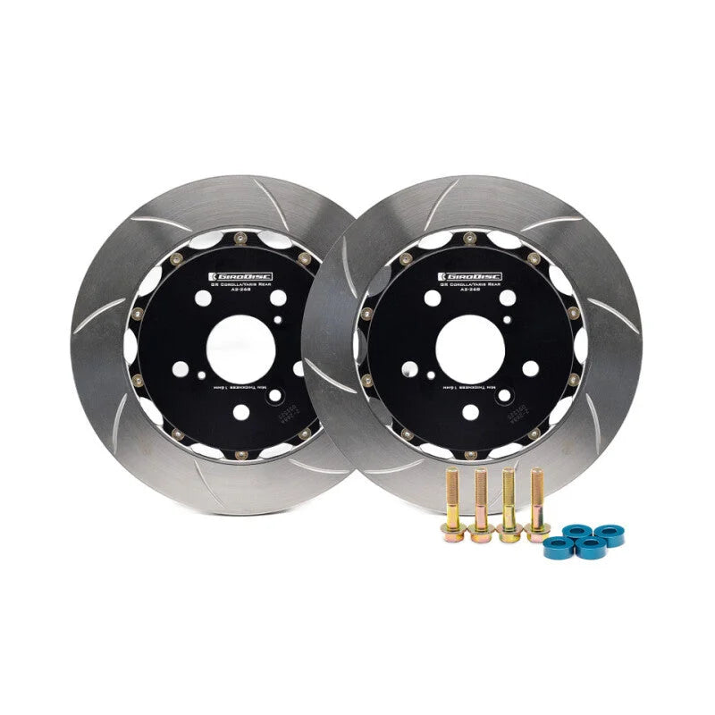 GiroDisc Slotted Rear Rotors fits 2023+ Toyota GR Corolla