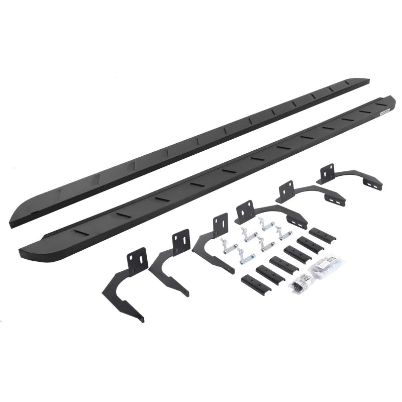 Go QC RB10 Slim Running Boards Kit (Incl. Brackets) Tex. Blk fits 2009 2010 2014 Ram 1500 LARAMIE / 2011-2014 Ram 1500 / 2...