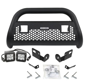 Go Rhino 05-15 Toyota Tacoma RC2 LR 2 Lights Complete Kit w/Front Guard + Brkts - Main Product View