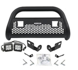 Go Rhino RC2 LR 2 Lights Complete Kit w/Front Guard + Brkts fits 2005-2015 Toyota Tacoma