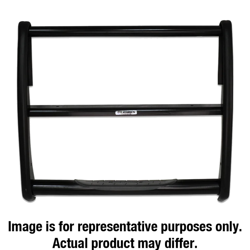 Go Rhino 06-10 Ford Explorer 3000 Series StepGuard - Black (Center Grille Guard Only) - Main Product View
