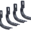 Load image into Gallery viewer, Go Rhino 07-10 GMC Sierra 1500/2500HD/3500HD Brackets for OE Xtreme Cab Length SideSteps - Back View