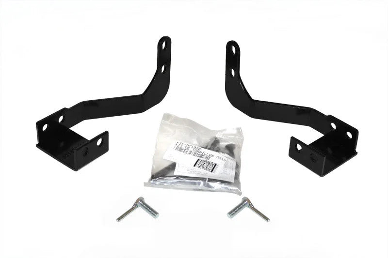 Go Rhino 07-13 Chevy Avalanche RC2 LR 20in Light Mnt Complete Kit w/Front Guard + Brkts - Side View