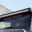Load image into Gallery viewer, Go Rhino 07-18 Jeep Wrangler JK WLF Windshield Light Mount Frame - 50in Light Bar - Side View