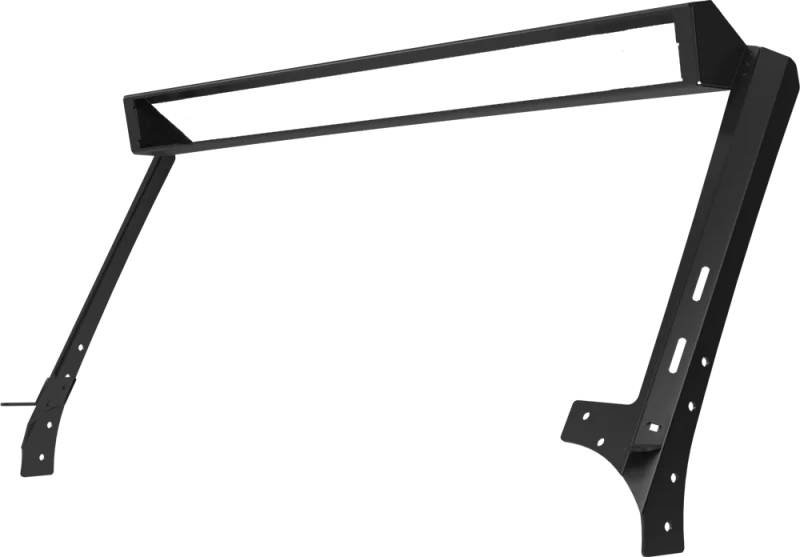 Go Rhino 07-18 Jeep Wrangler JK WLF Windshield Light Mount Frame - 50in Light Bar - Back View