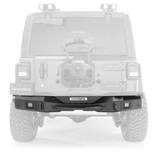 Load image into Gallery viewer, Go Rhino 07-18 Jeep Wrangler JK/JKU Rockline Rear Full Width Bumper - Side View