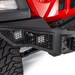 Load image into Gallery viewer, Go Rhino 07-20 Jeep Wrangler JL/JLU/JK/JKU/Gladiator JT Rockline Full Width Bumper w/ Overrider - Back View