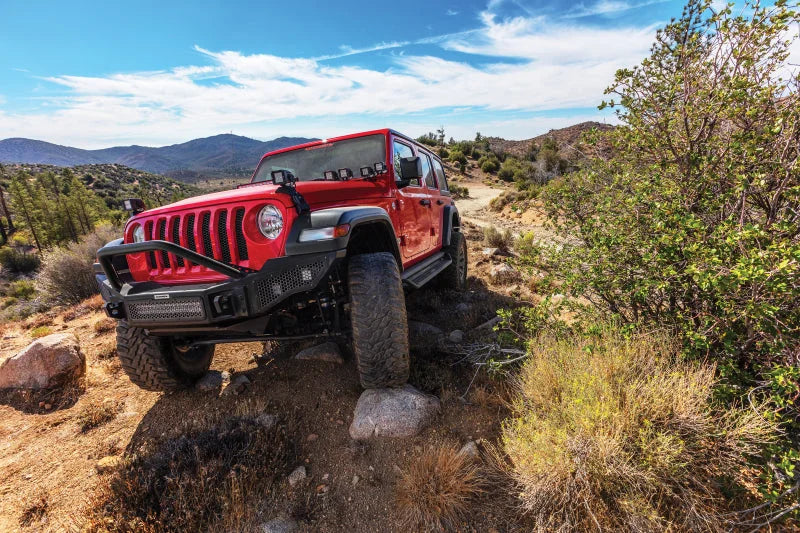 Go Rhino 07-20 Jeep Wrangler JL/JLU/JK/JKU/Gladiator JT Rockline Full Width Bumper w/ Overrider - Additional View 7
