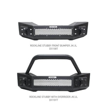 Load image into Gallery viewer, Go Rhino 07-20 Jeep Wrangler JL/JLU/JK/JKU/Gladiator JT Rockline Front Stubby Bumper - Additional View 9