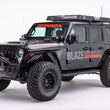 Load image into Gallery viewer, Go Rhino 07-20 Jeep Wrangler JL/JLU/JK/JKU/Gladiator JT Rockline Front Stubby Bumper w/ Overrider - Side View