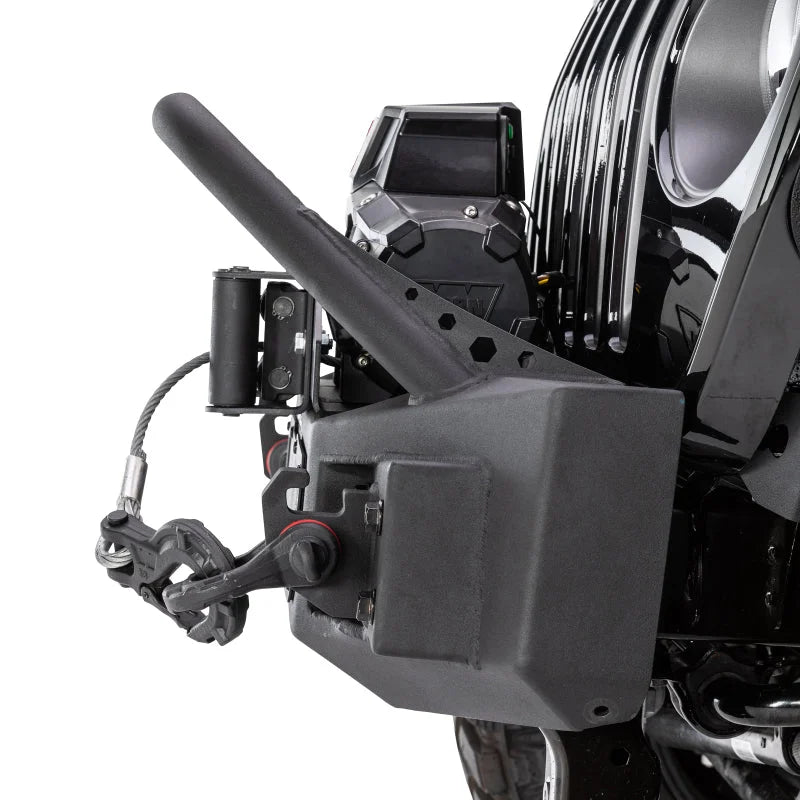 Go Rhino 07-20 Jeep Wrangler JL/JLU/JK/JKU/Gladiator JT Rockline Front Stubby Bumper w/ Overrider - Additional View 6