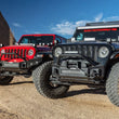 Load image into Gallery viewer, Go Rhino 07-20 Jeep Wrangler JL/JLU/JK/JKU/Gladiator JT Rockline Front Stubby Bumper w/ Overrider - Additional View 9