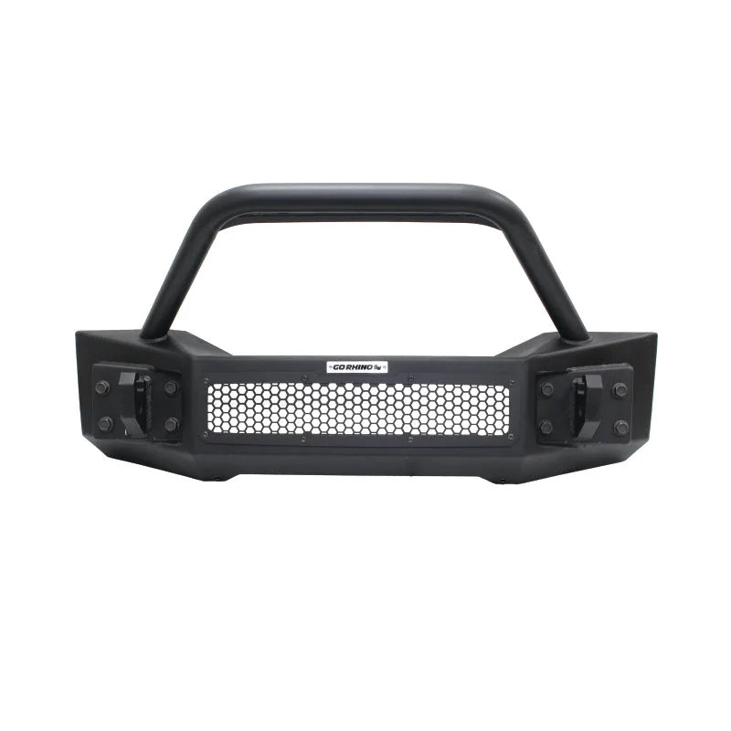 Go Rhino 07-20 Jeep Wrangler JL/JLU/JK/JKU/Gladiator JT Rockline Front Stubby Bumper w/ Overrider - Additional View 11