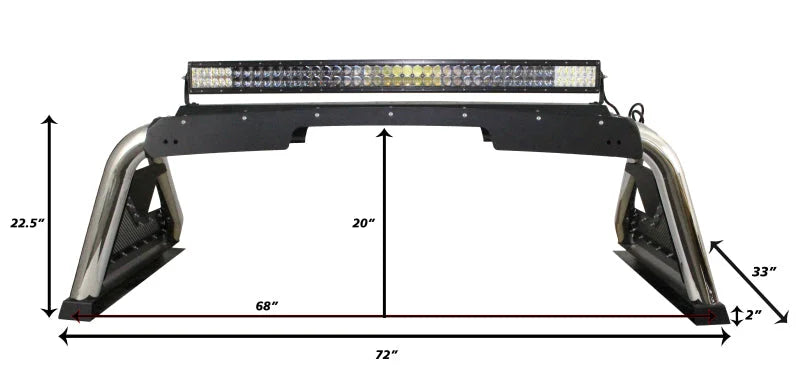 Go Rhino 07-20 Toyota Tundra Sport Bar 2.0 (Full Size) - Tex Blk - Additional View 7