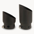 Load image into Gallery viewer, Go Rhino 08-16 Ford F-250/F-350 Super Duty Exhaust Tip - Black - 2 Tips Set - ID 4in x OD 5in - Main Product View