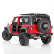 Load image into Gallery viewer, Go Rhino 08-22 Jeep Wrangler JL/JLU Body Mount Spare Tire Carrier - Tex. Blk - Side View