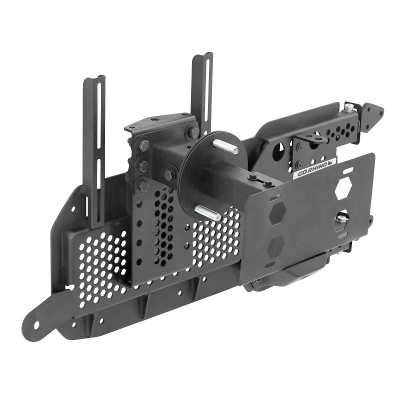 Go Rhino 08-22 Jeep Wrangler JL/JLU Body Mount Spare Tire Carrier - Tex. Blk - Additional View 7