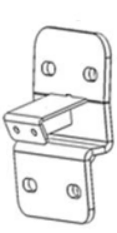 Go Rhino 09-19 Ram 1500 Brackets for Dominator Extreme SideSteps - Side View