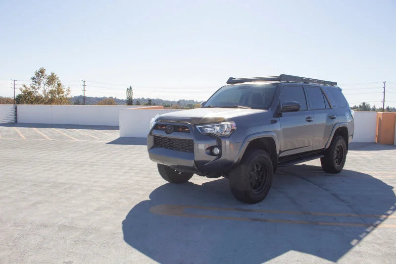 Go Rhino 10-23 Toyota 4Runner Ceros Low Profile Roof Rack - Tex. Blk - Side View