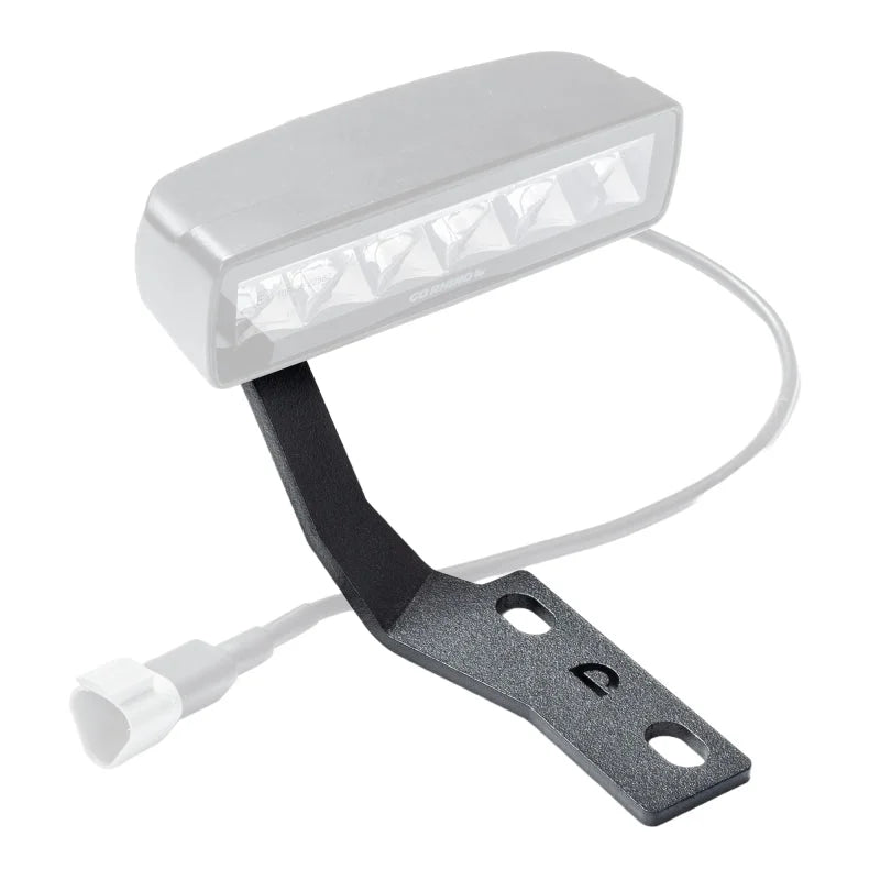 Go Rhino 10-23 Toyota 4Runner XE Hood Hinge Cube Light Mount - Side View