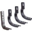 Load image into Gallery viewer, Go Rhino 11-14 Chevrolet Silverado 2500HD/3500HD Brackets for 6in OE Xtreme W2W SideSteps - Back View