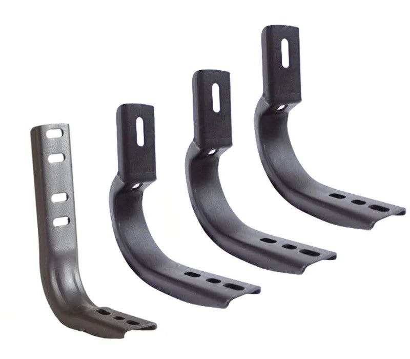 Go Rhino 11-14 Chevrolet Silverado 2500HD/3500HD Brackets for 6in OE Xtreme W2W SideSteps - Back View