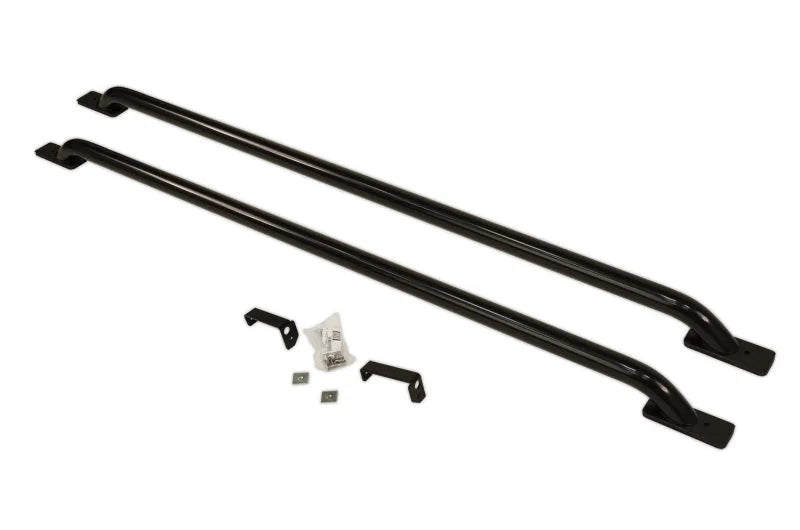 Go Rhino 14-19 Chevrolet Silverado 1500 LD (Classic) Stake Pocket Bed Rails - Blk - Installation View