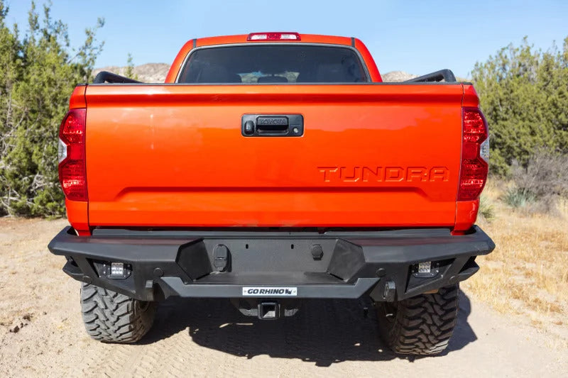 Go Rhino 14-20 Toyota Tundra BR20 Rear Bumper Replacement - Back View