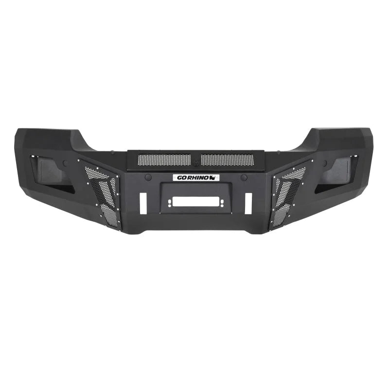 Go Rhino 15-19 GMC Sierra 2500HD/3500HD BR11 Front Bumper Replacement - Tex. Black - Main Product View