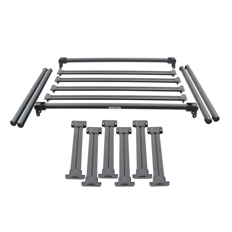 Go Rhino 15-22 Chevrolet/GMC Colorado/Canyon XRS Overland Xtreme Rack Blk - Box 1 (Req. 5951000T-02) - Main Product View
