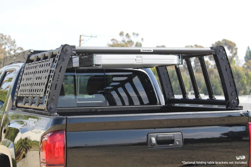 Go Rhino 15-22 Chevrolet/GMC Colorado/Canyon XRS Overland Xtreme Rack Blk - Box 1 (Req. 5951000T-02) - Back View