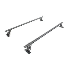 Load image into Gallery viewer, Go Rhino 15-22 Ford F-150 / 07-21 Toy. Tundra XRS Cross Bars Kit - Tex Blk (Attch Tonneau Cvr T-Trk) - Main Product View