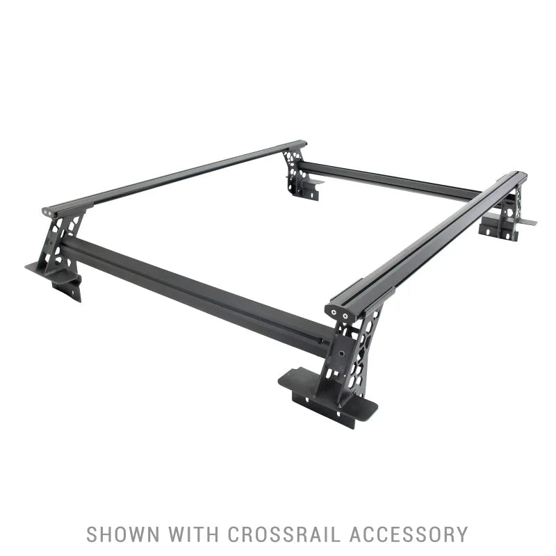 Go Rhino 15-22 Ford F-150 / 19-22 RAM 1500 / 07-21 Toyota Tundra XRS Cross Bars Kit - Tex. Blk - Additional View 13